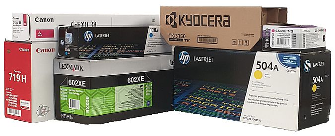 Rachat de toner neuf et cartouche d'encre neuve